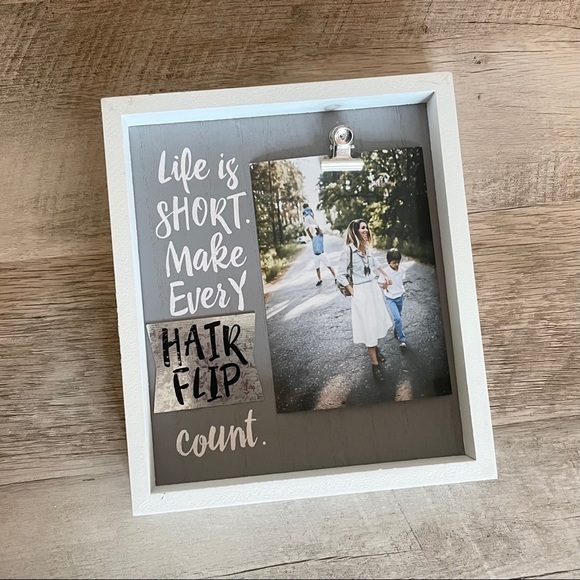 🌺 IG Design Photo Clip White Shadow Box Decor NWOT - Picture 5 of 6